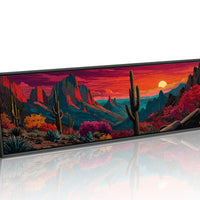 Desert Sunfall in Painted Canyons