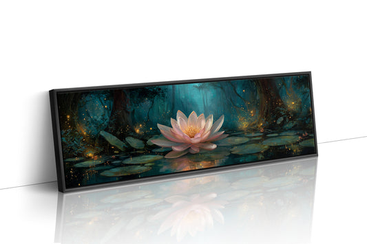 Enchanted Lotus Bloom by Firefly Light