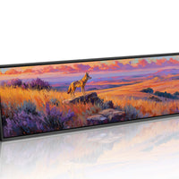 Coyote Standing in Painted Dawn
