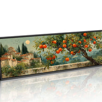 Orchard Moon Over Tuscan Hills