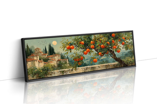 Orchard Moon Over Tuscan Hills