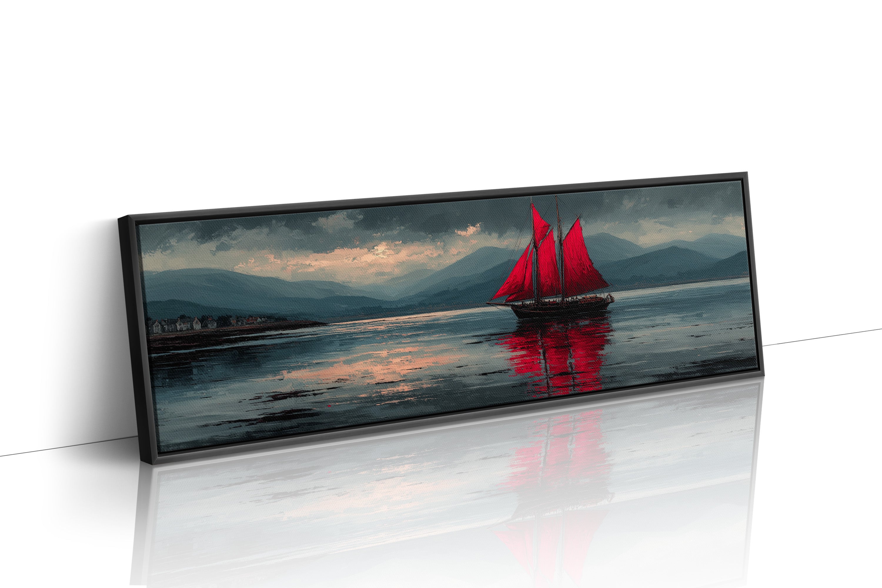 Red Sails Against the Gathering Storm