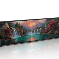 Sunset Over Cascading Eden
