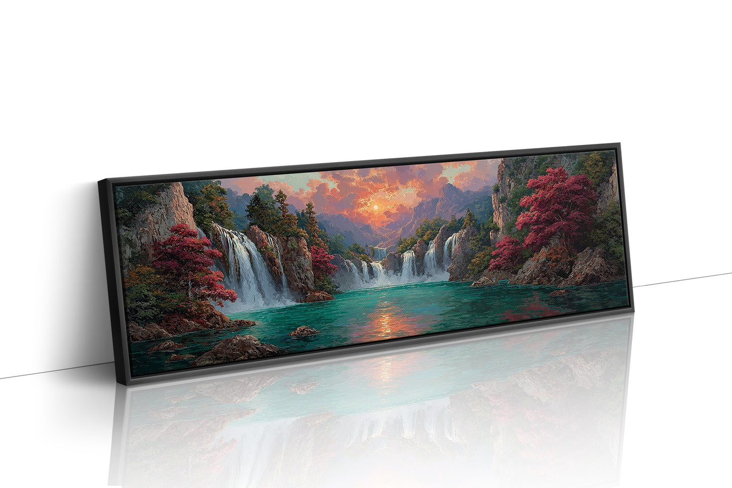 Sunset Over Cascading Eden