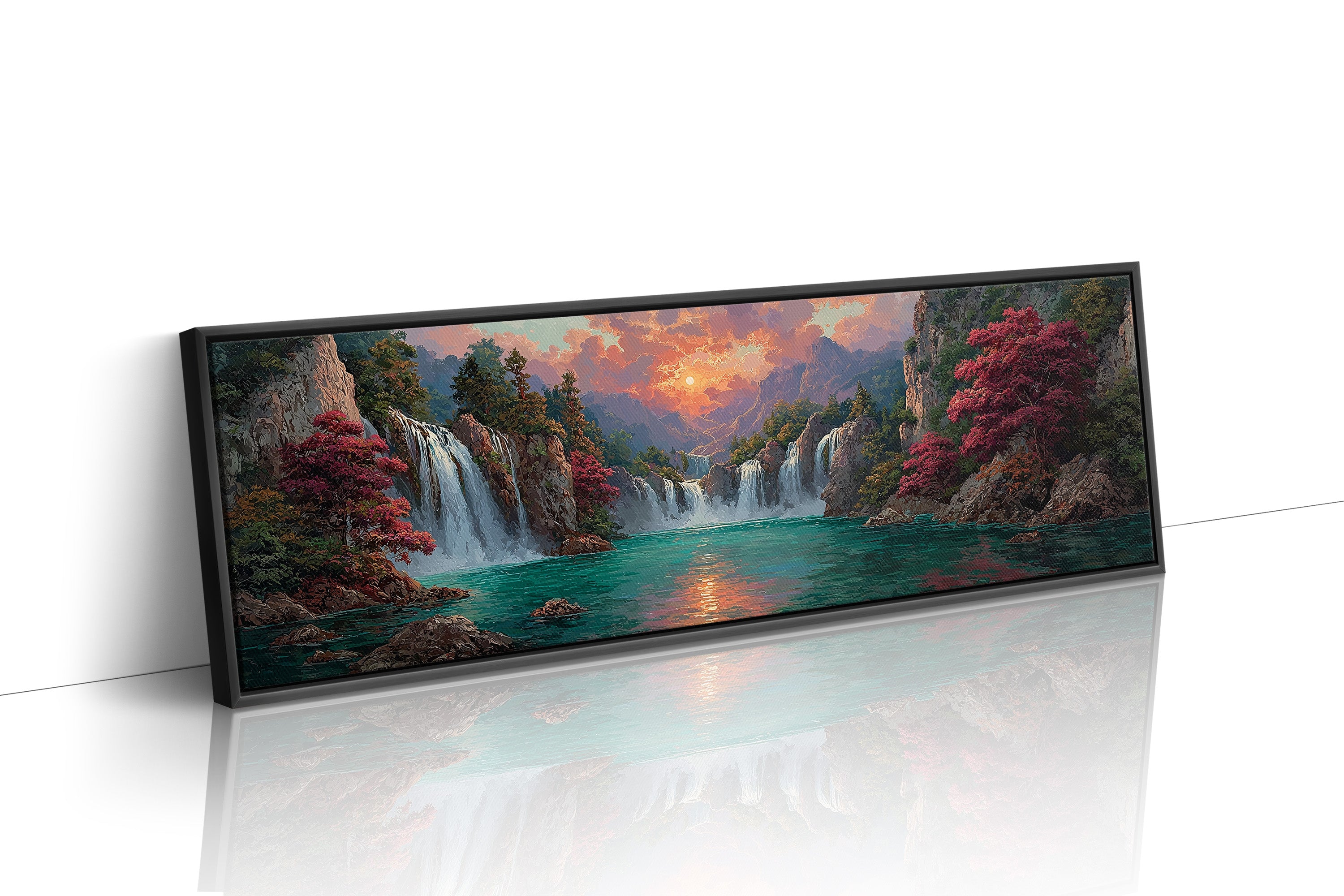 Sunset Over Cascading Eden