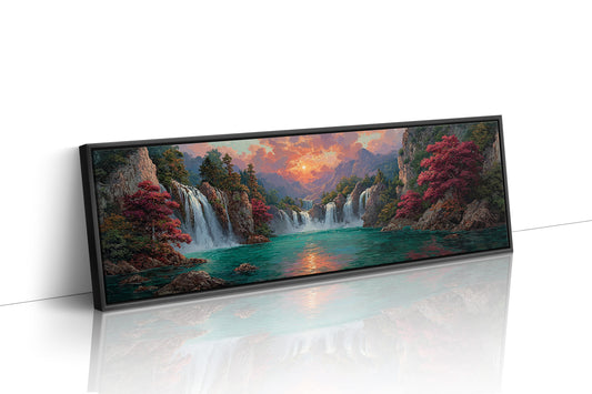 Sunset Over Cascading Eden