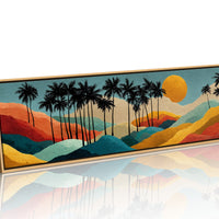 Sunset Over Painted Palms