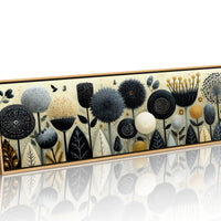 Midnight Meadow of Golden Blooms