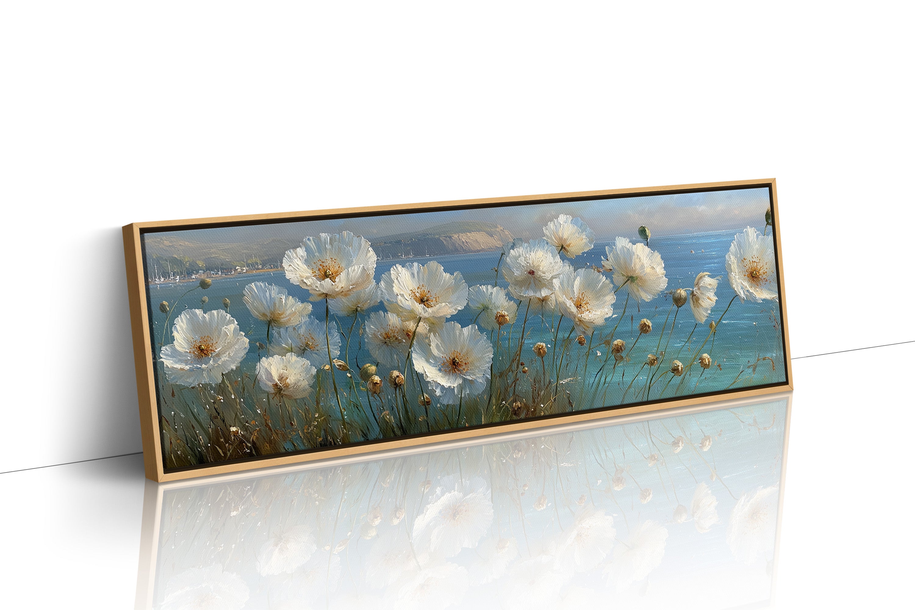Coastal Breeze Among White Blossoms