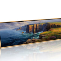 Sunlit Cliffs Above the Northern Sea