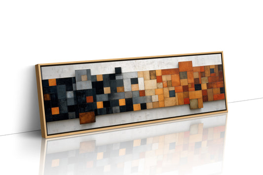 Rust and Charcoal Mosaic