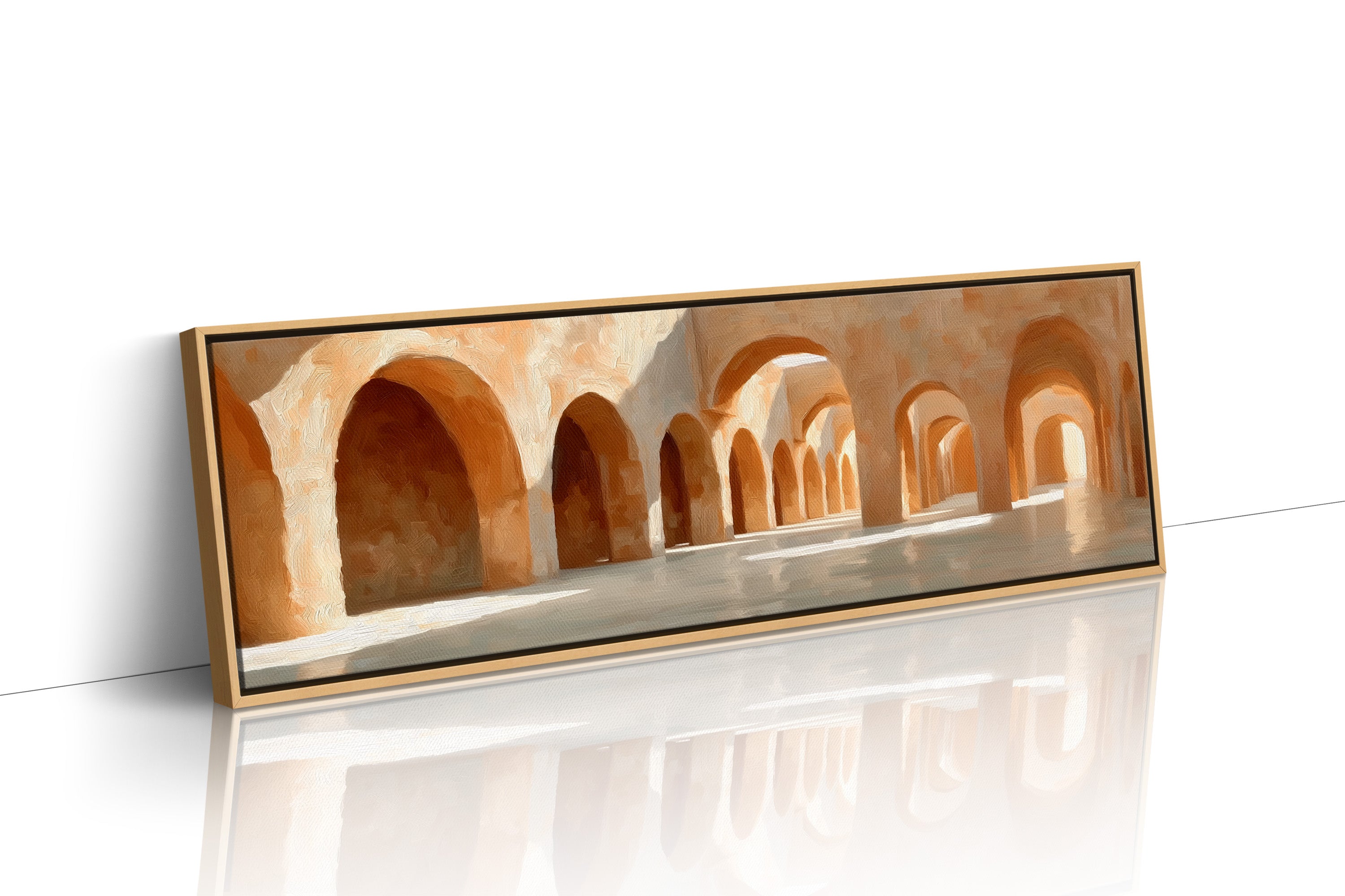 Sunlit Arches in Stillness