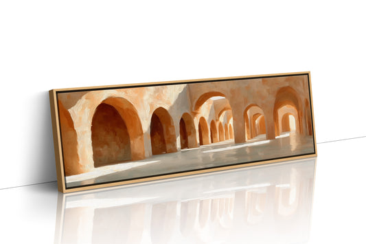 Sunlit Arches in Stillness