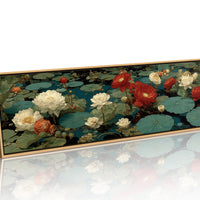 Lotus Garden in Deep Blue Waters