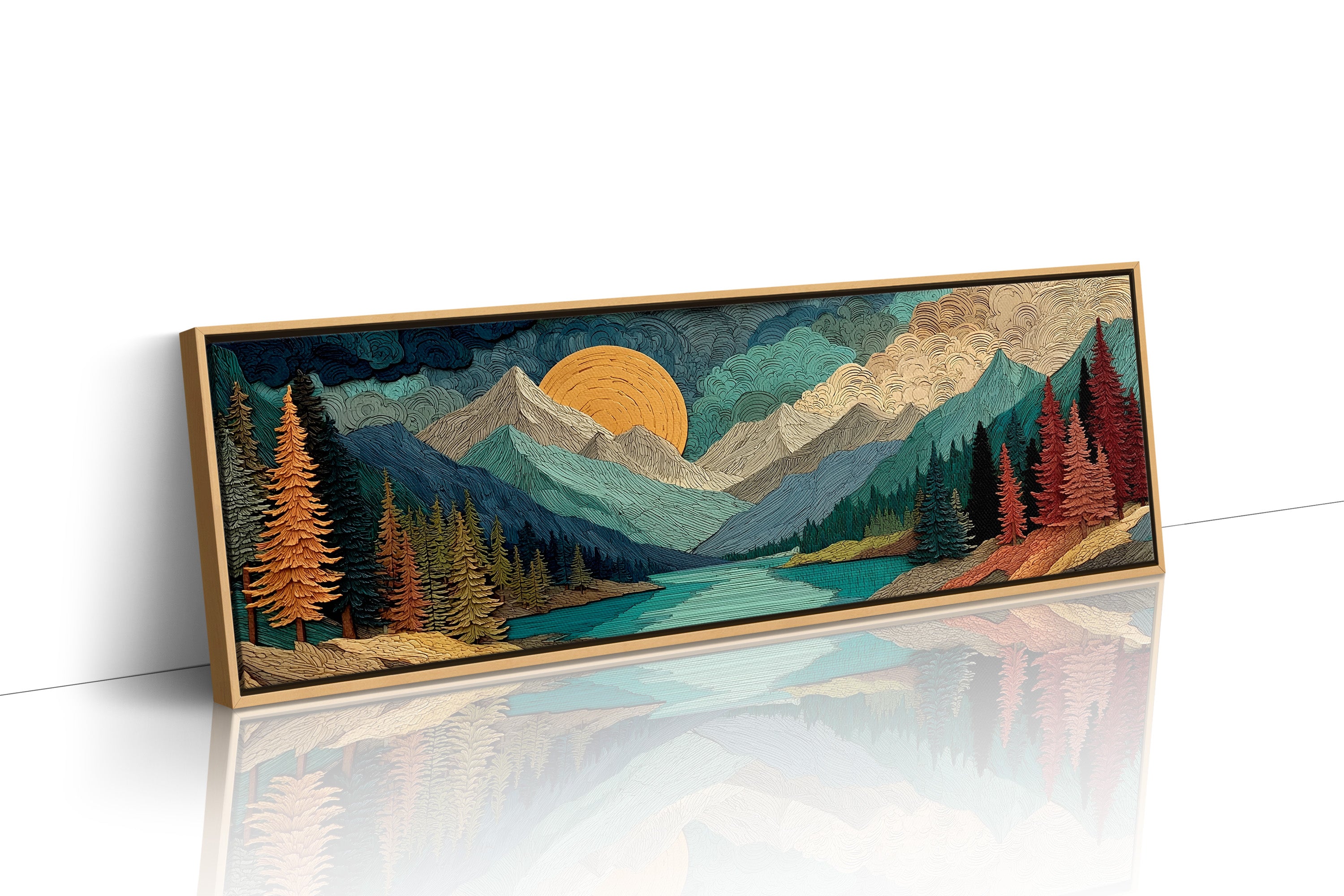 Sunrise Carves the Peaks