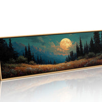 Moonrise Over the Wild Meadow