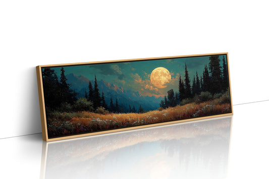 Moonrise Over the Wild Meadow