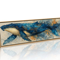 Midnight Whale In Golden Tides