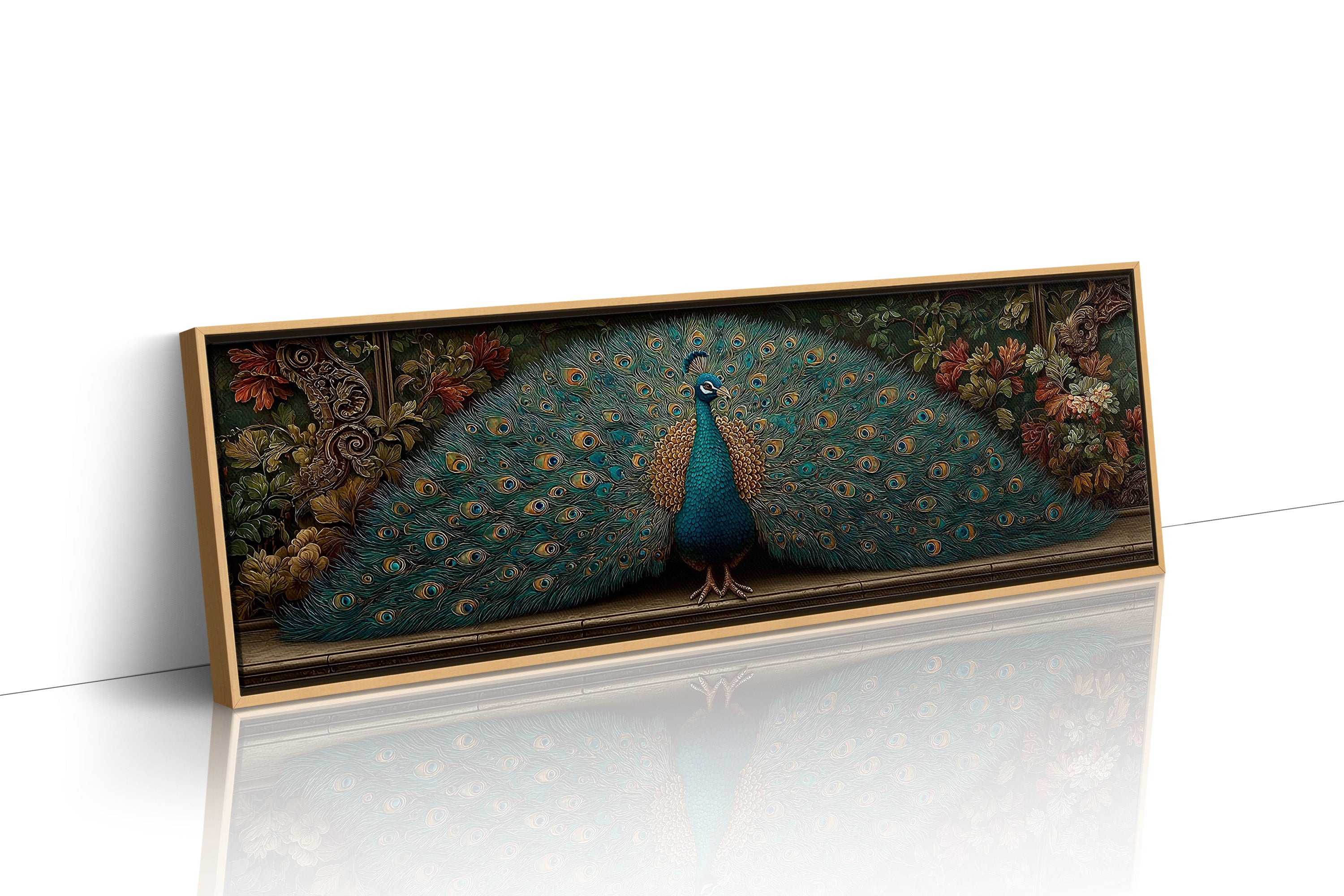 Emerald Plumes In Royal Bloom