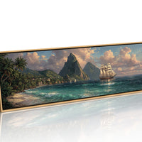 Sails Beneath Emerald Peaks