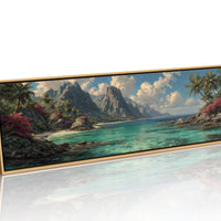 Emerald Shores Beneath Rising Peaks