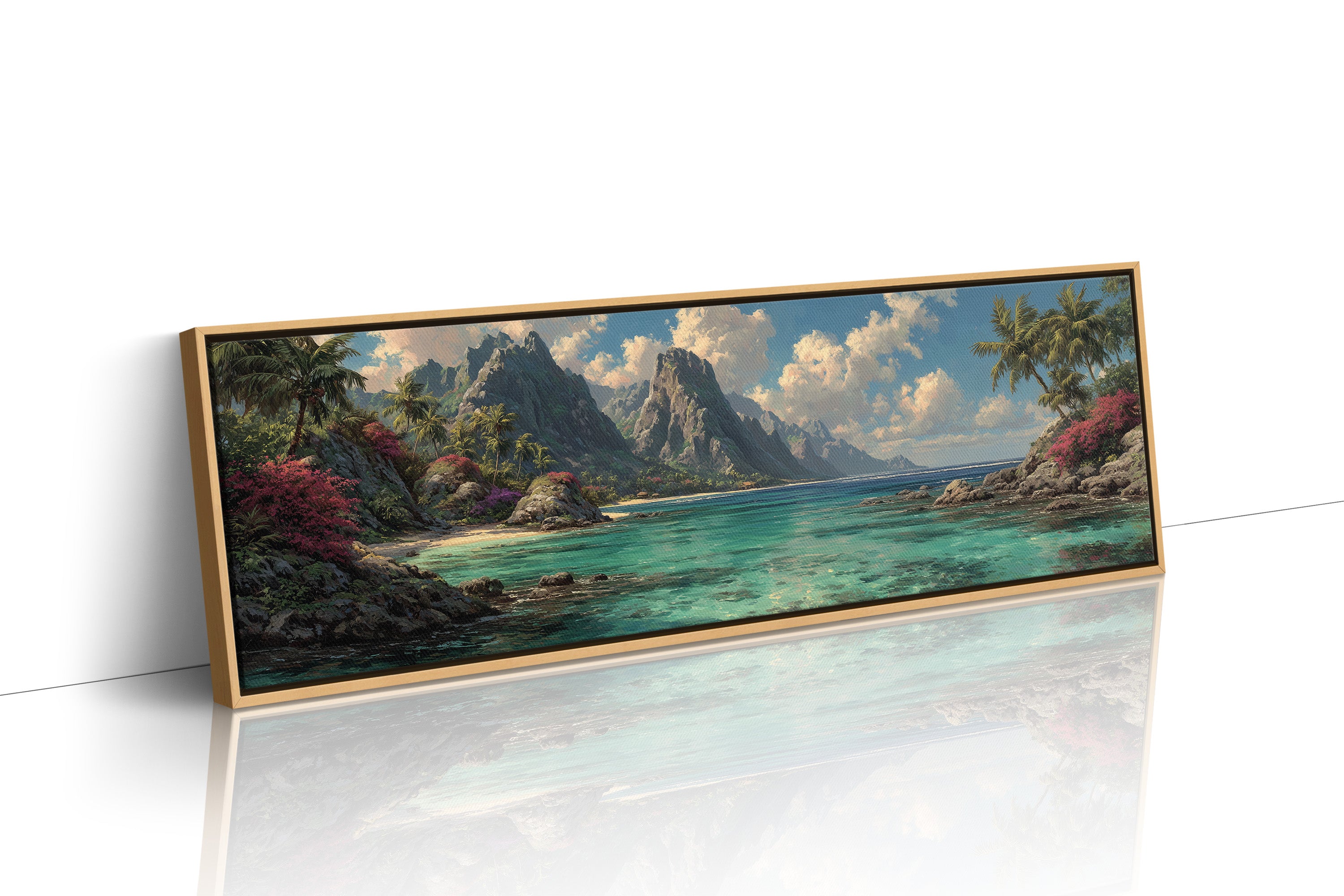 Emerald Shores Beneath Rising Peaks