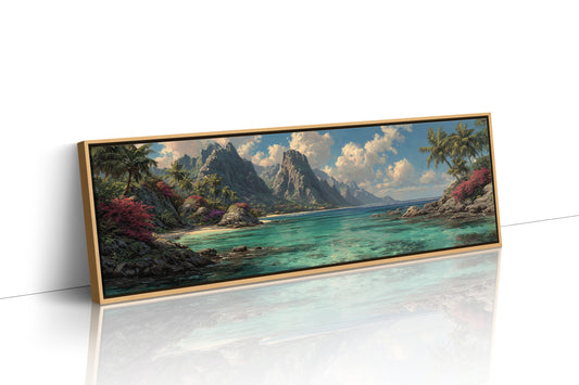 Emerald Shores Beneath Rising Peaks