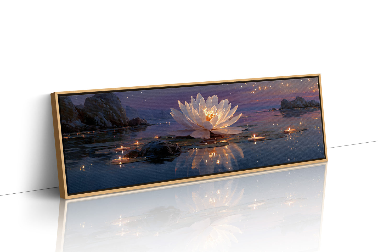 Lotus Light at Dusk