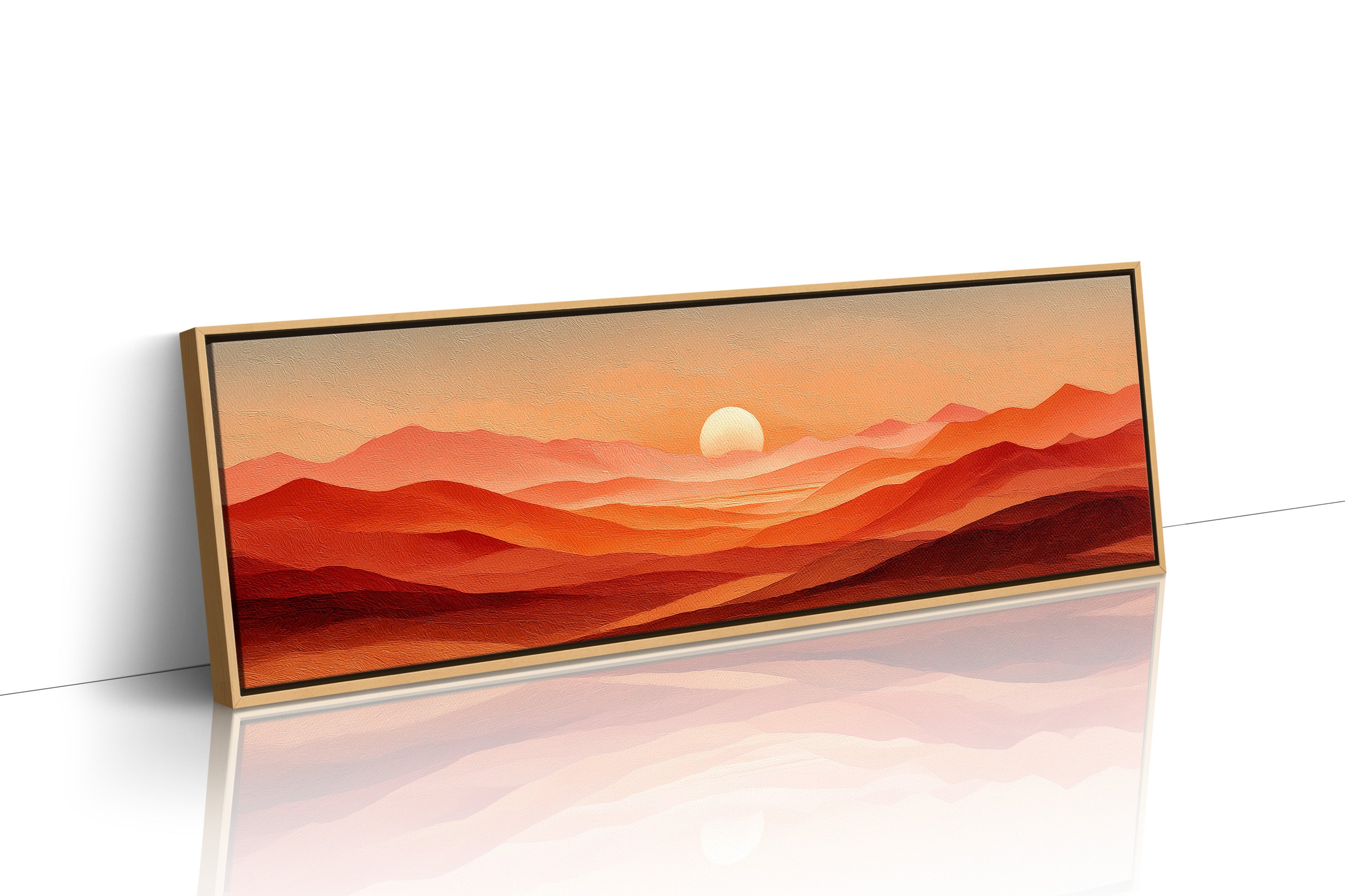 Sunset Waves of Amber Hills