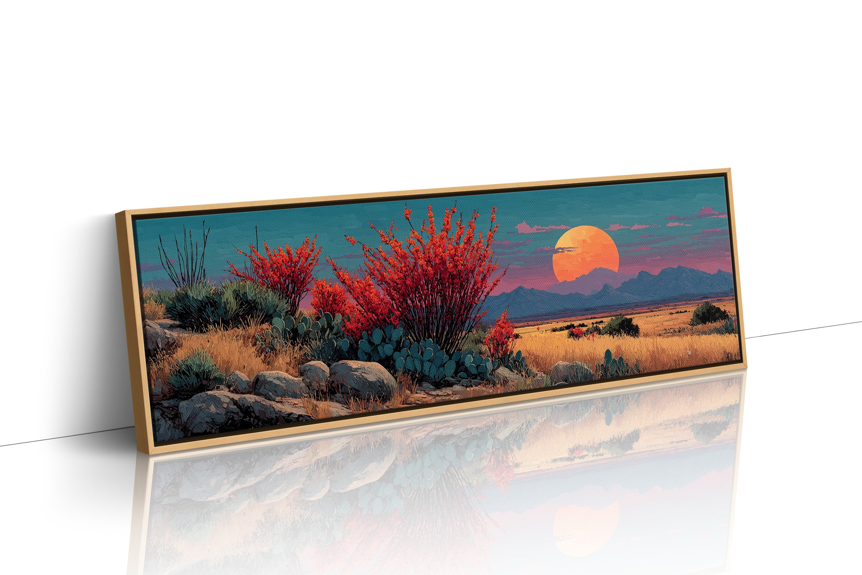Desert Bloom at Sundown