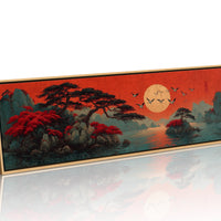 Crimson Sun Over Quiet Isles
