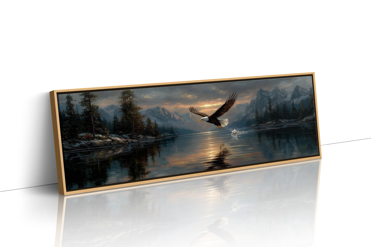 Glide at Golden Dusk