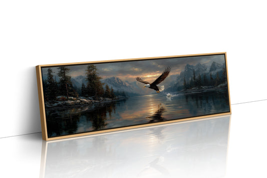 Glide at Golden Dusk
