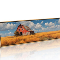 Golden Fields Red Barn