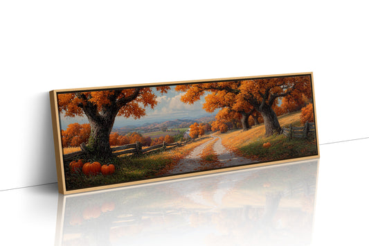 Autumn Harvest Country Road