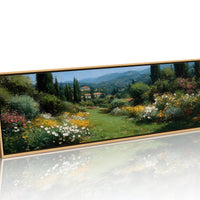 Sunlit Garden Path In Tuscany