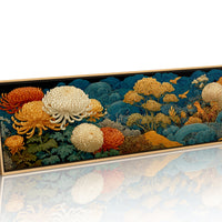 Golden Chrysanthemums In Indigo Tide