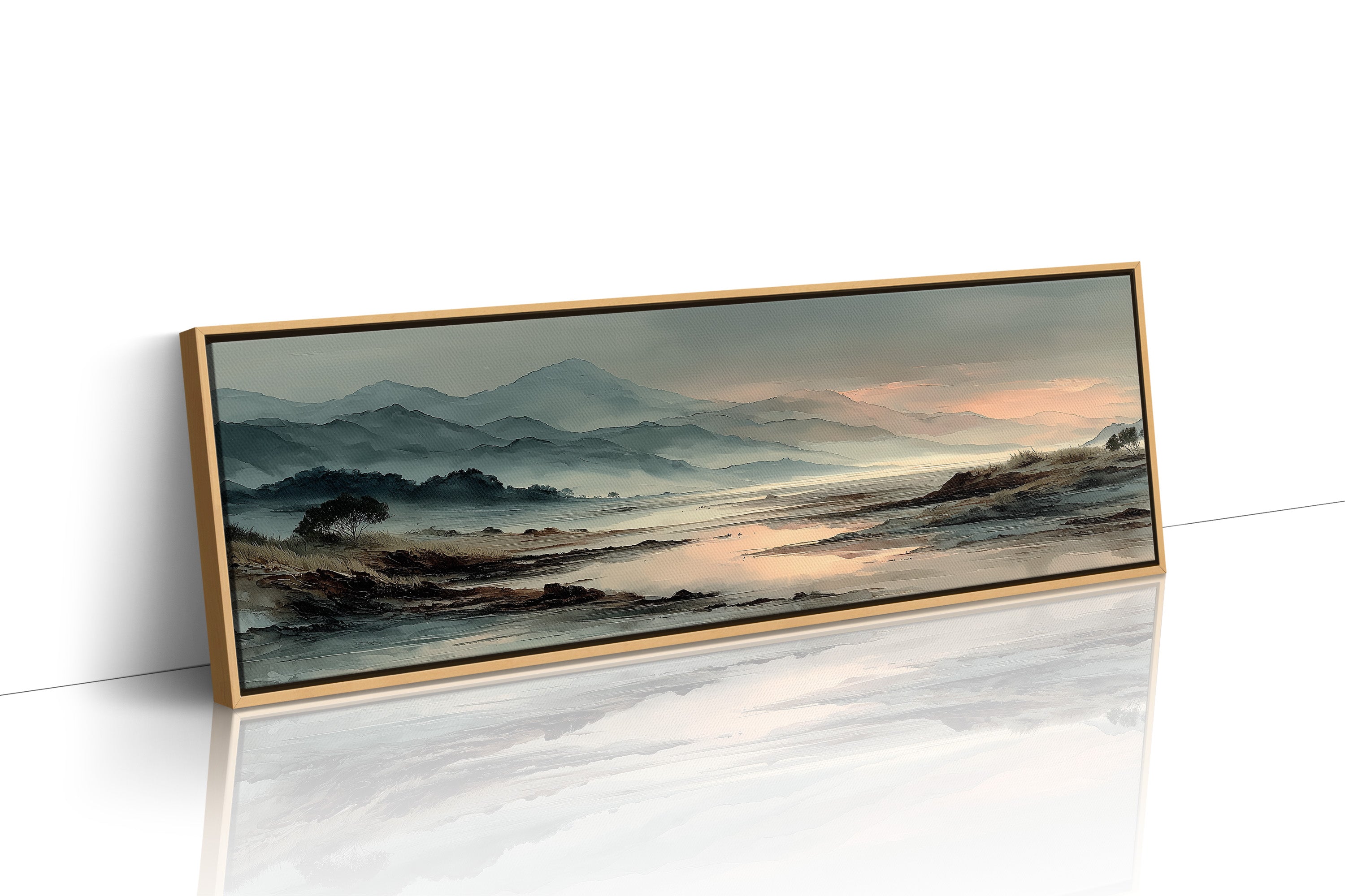 Misty Mountain Valley at Dawn