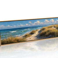 Path Through Golden Coastal Dunes