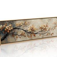 Golden Leaves On Quiet Branch