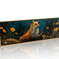 Enchanted Forest Fox and Wildflowers