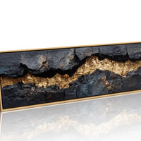 Gold Breaking Through Stone