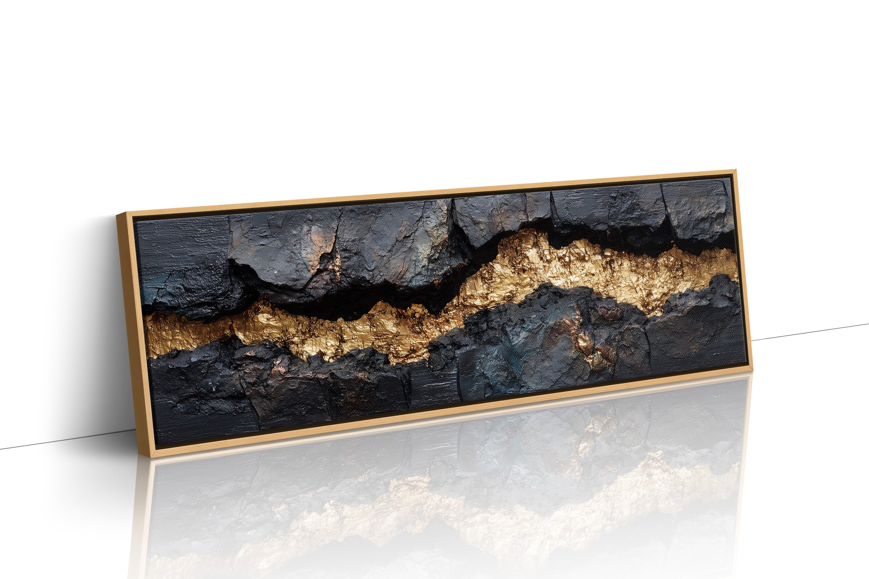 Gold Breaking Through Stone