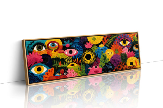 Eyes Watching Through Color