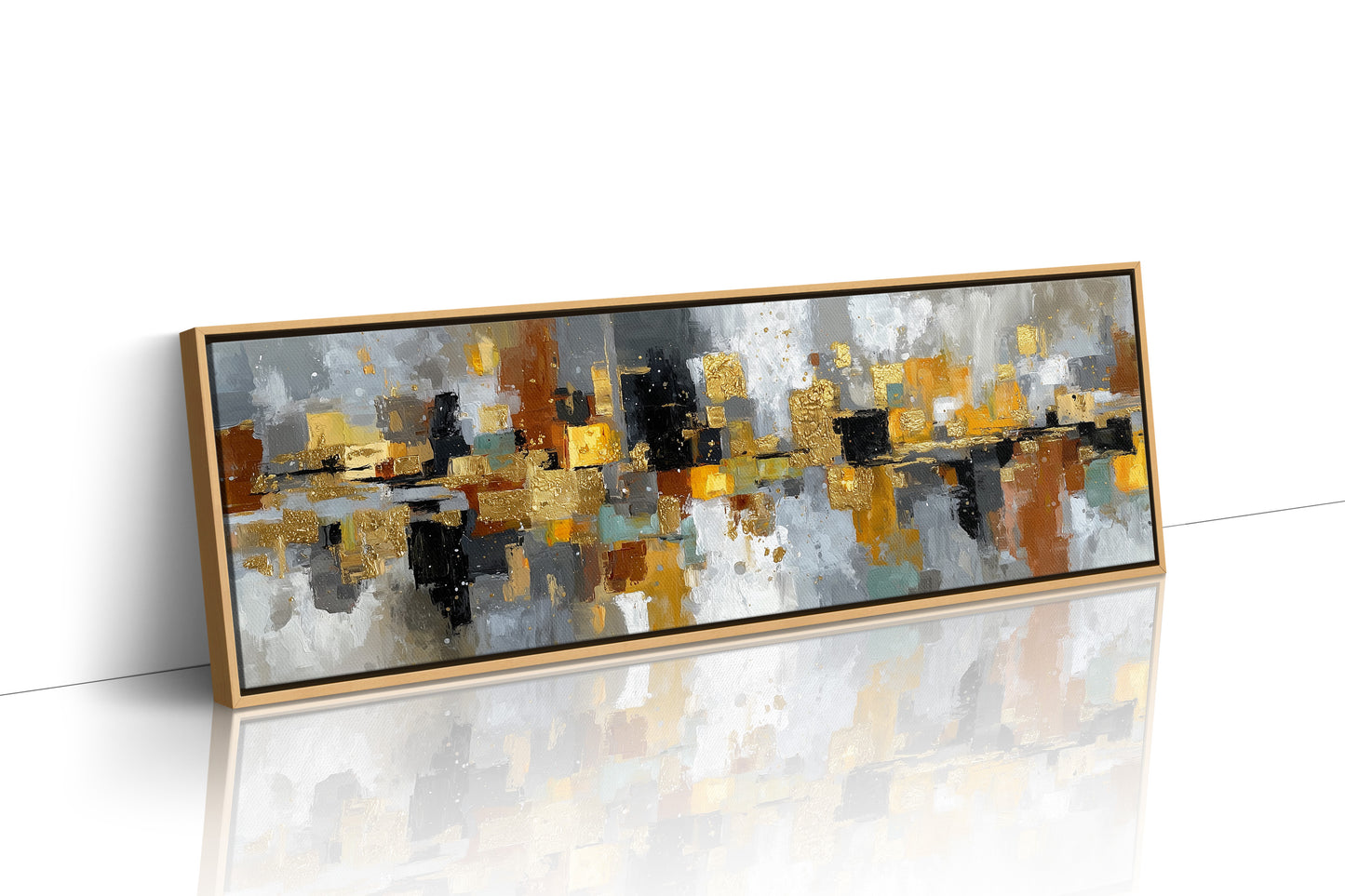 Golden City Abstract