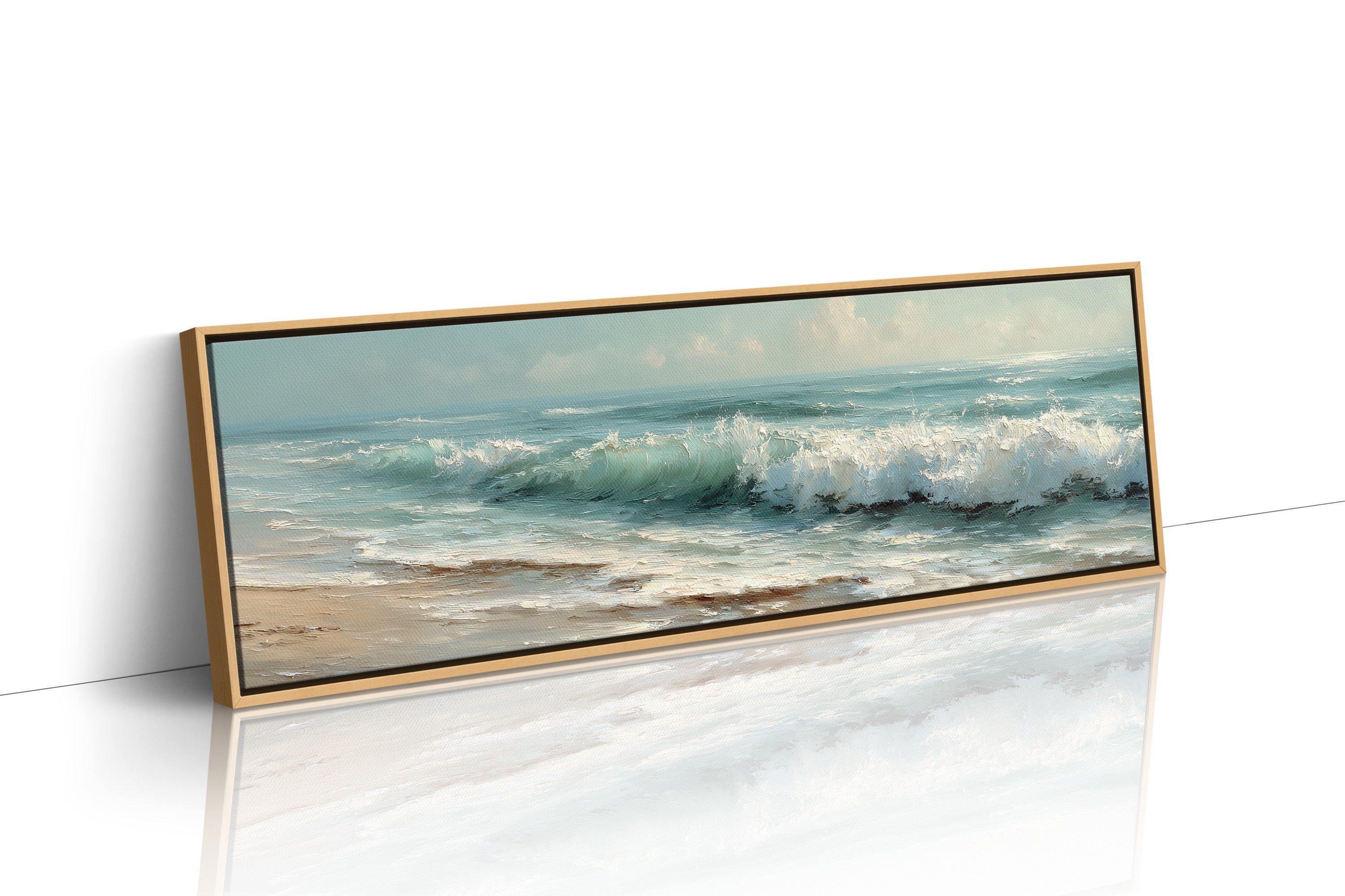 Rolling Waves on Quiet Shore