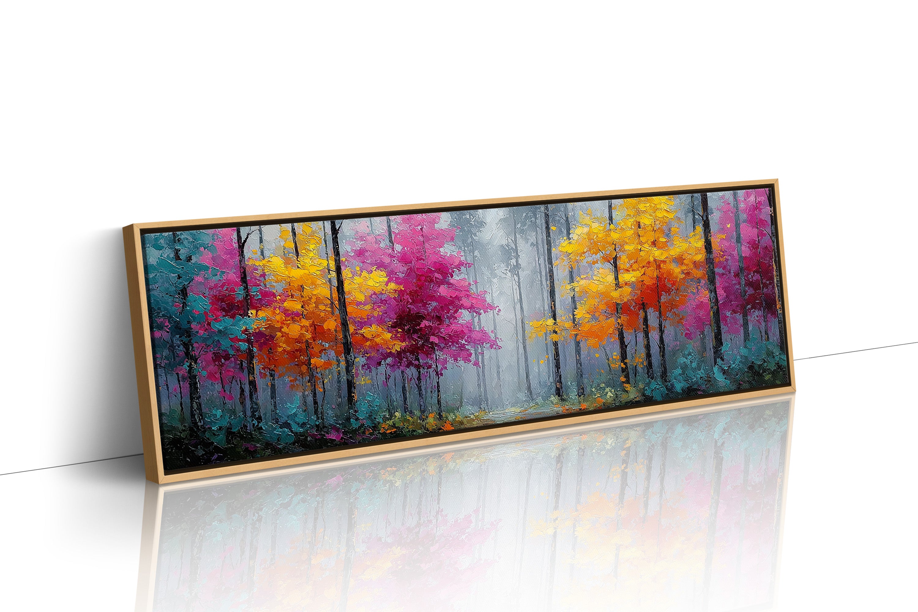 Vibrant Autumn Forest Path