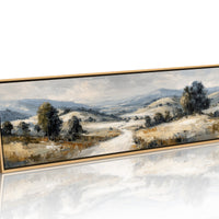 Soft Countryside Valley Landscape