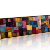 Color Block Abstract Geometric Wall Art