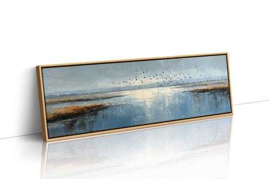 Coastal Marsh Birds Landscape Wall Art